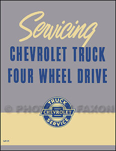 1957 Chevy Truck Shop Manual eBay