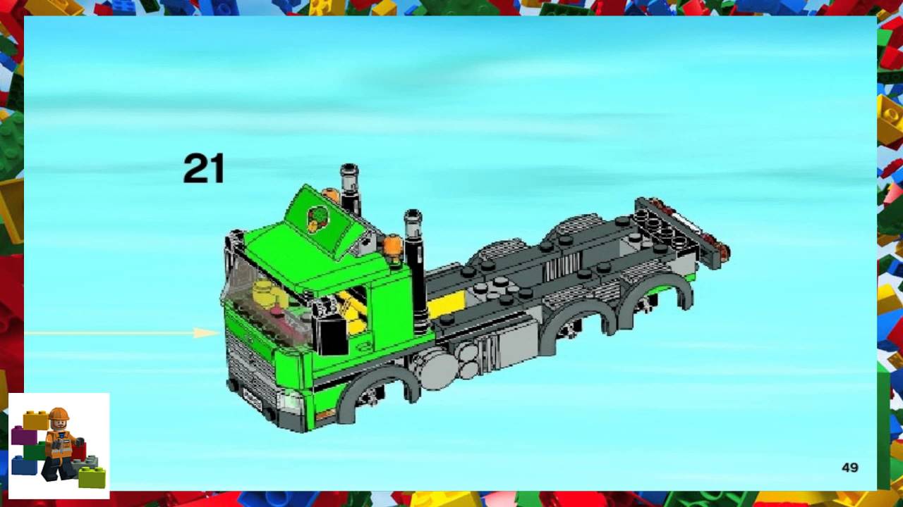 Garbage Truck 60118 - Lego Building Instructions