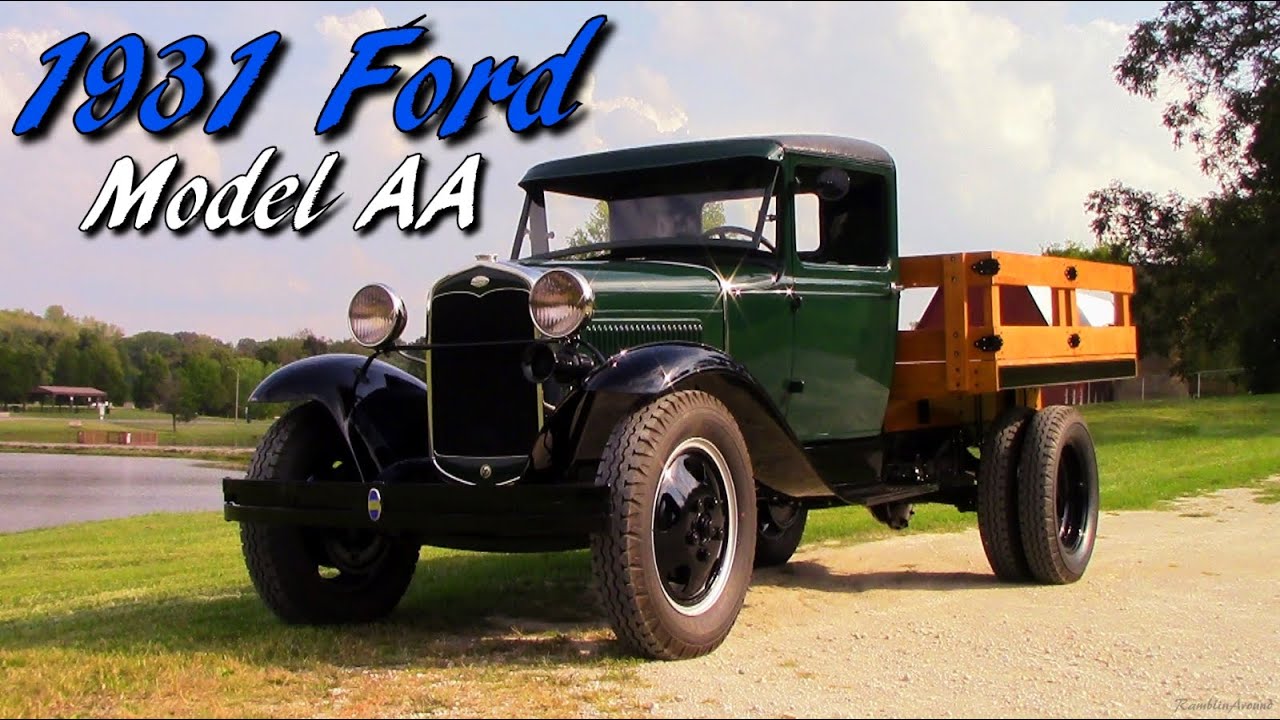 1931 Ford Model A Pickup 109 Miles Black Pickup Truck